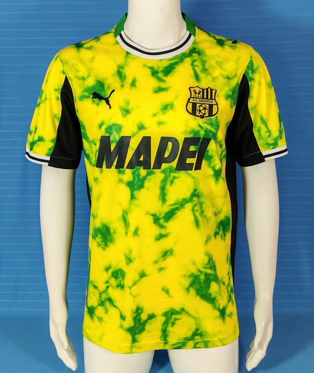 AAA Quality Sassuolo 25/26 Third Yellow Soccer Jersey